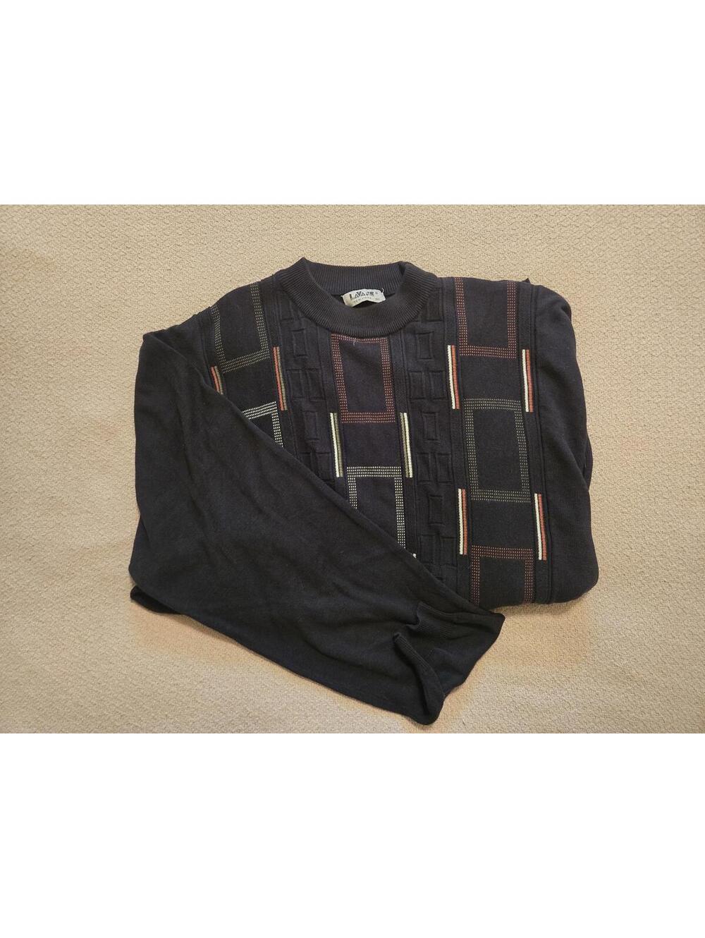 Lavane New York 2XT Vintage Pattern Knit Sweater